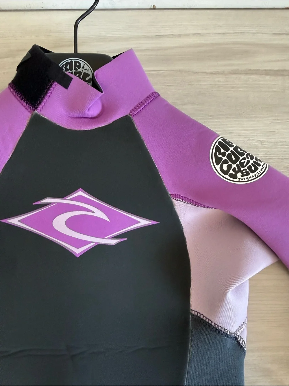 Rip Curl Kids Omega 3/2 Back Zip Purple Various Sizes NWT